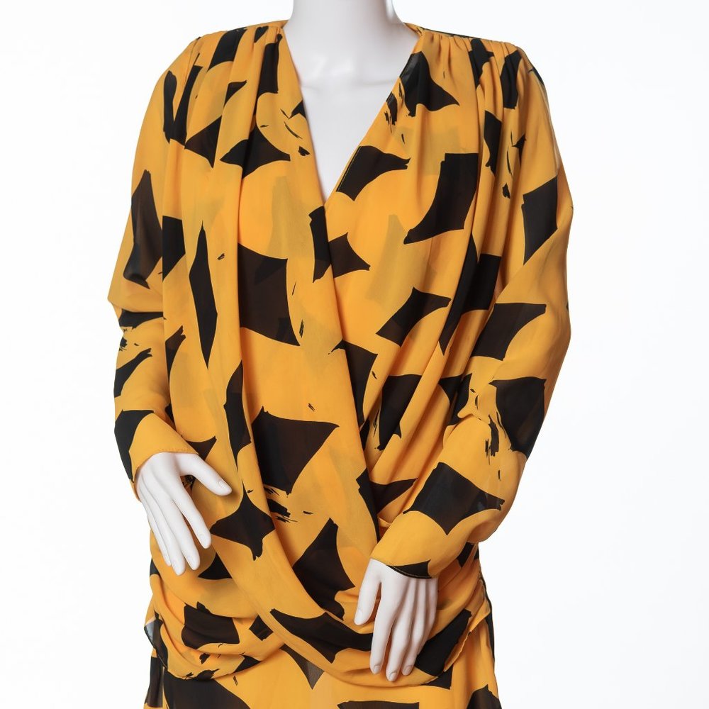 Vintage How Sweet It Is Dress, Yellow and Black Dress